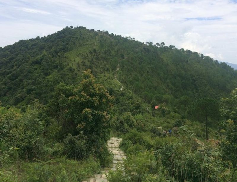 Way to Champadevi temple