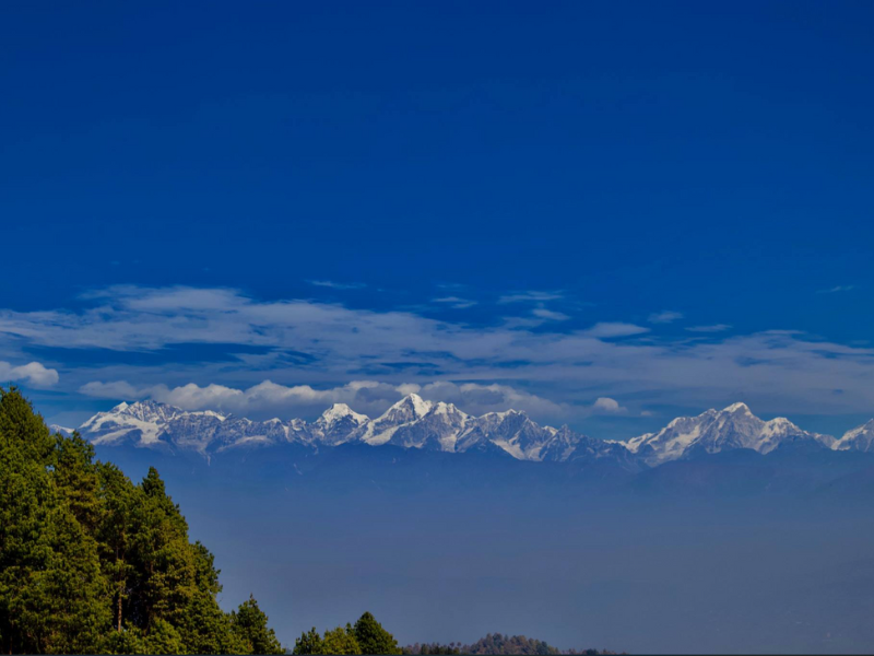 Mountain view from lakuri bhanjyang