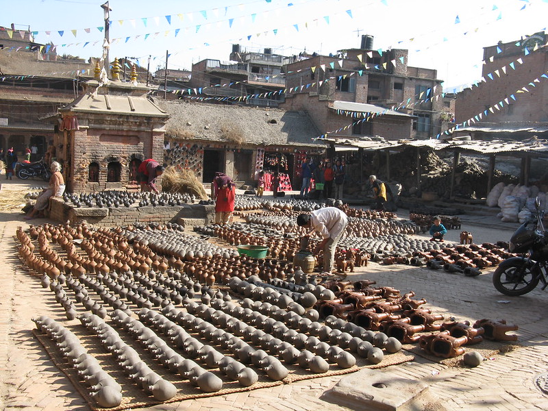 Pottery in Bhaktapur