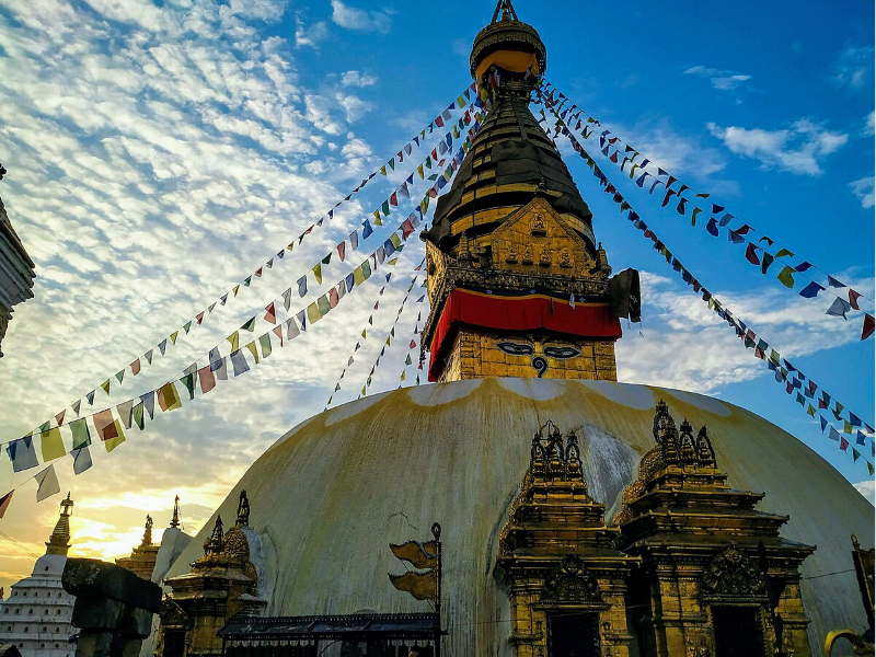 Monastery near Kathmandu Valley 