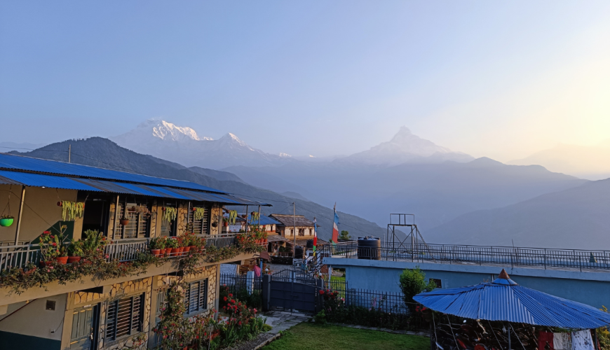 Mountain view from Hotel