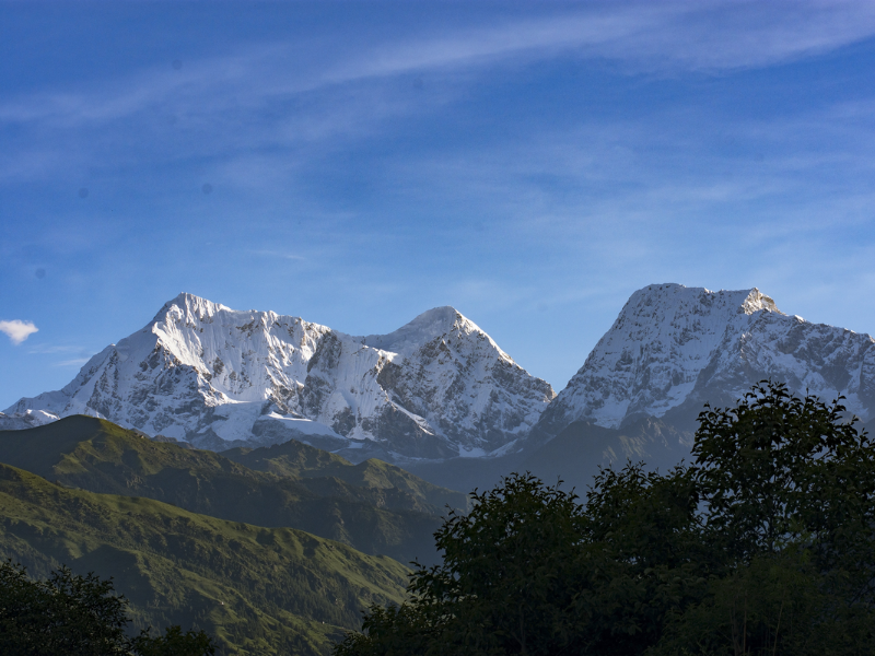 Mountain view from dudh kunda