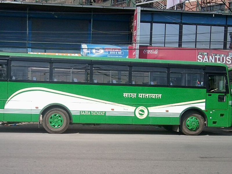 Low-Budget Kathmandu Public Bus