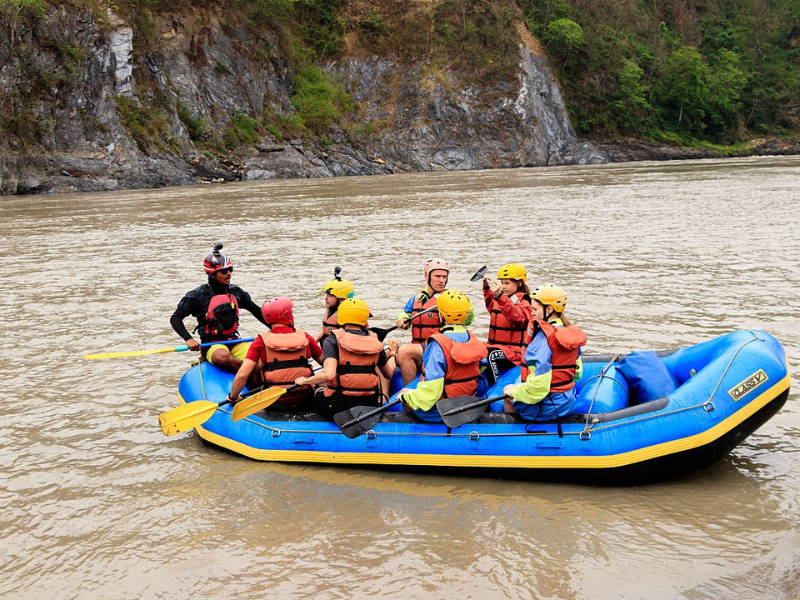 Rafting in Trishuli River