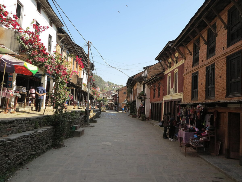 View of Bandipur, Nepal