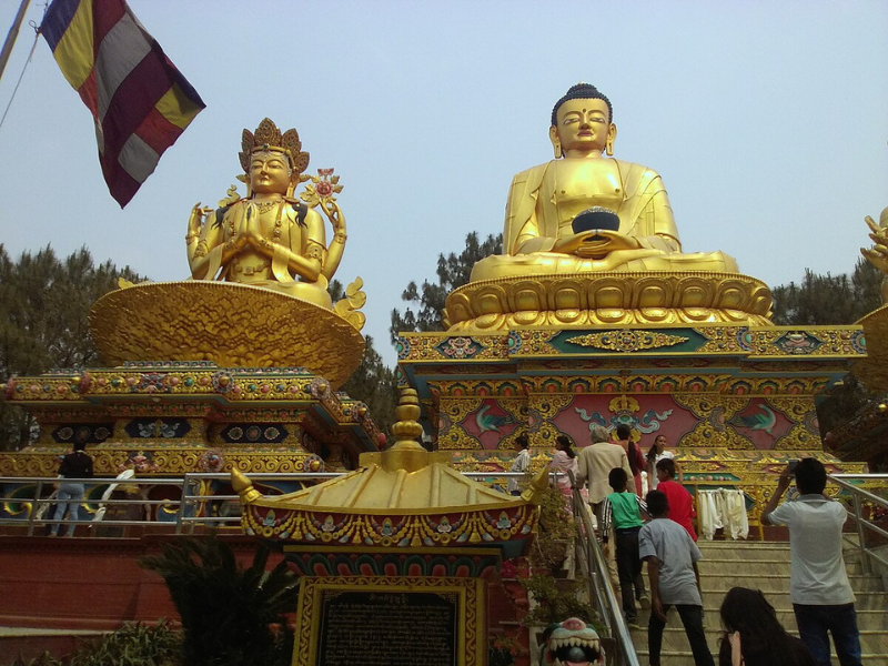 View of Swyambhunath culture